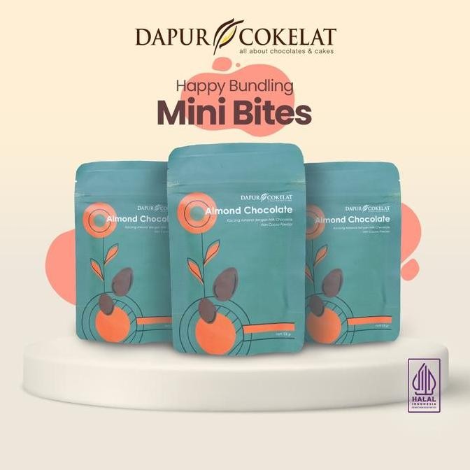 

Grosir Dapur Cokelat - 3Pcs Almond Chocolate 33Gr | Kacang Almond Premium Cemilan Tanpa Pengawet