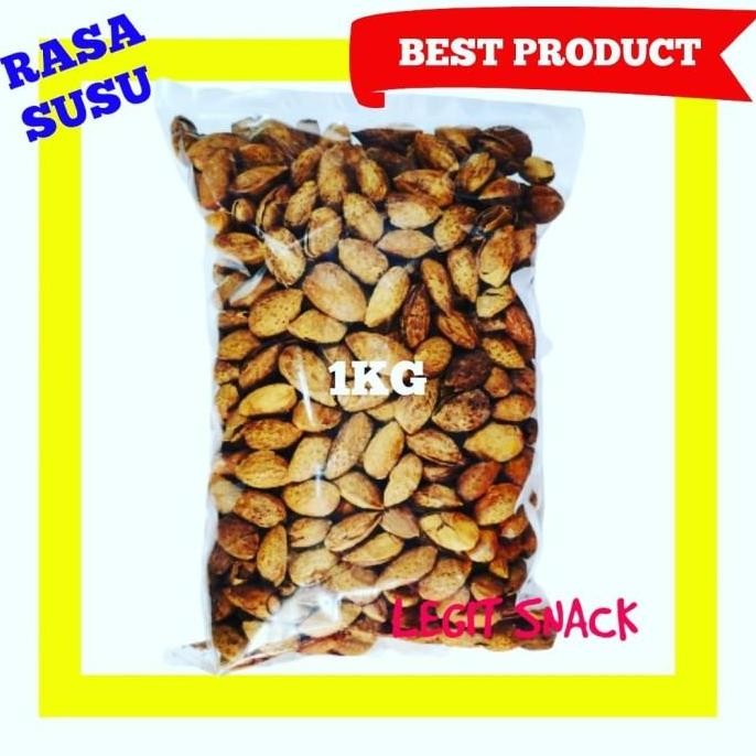 

Murah Kacang Almond 1 Kg Kulit Rasa Susu