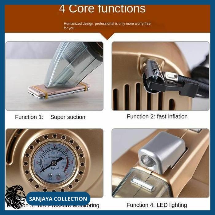 VACUUM CLEANER PENYEDOT DEBU POMPA ANGIN TEKANAN BAN MOBIL   KUALITAS PRODUK TERBAIK