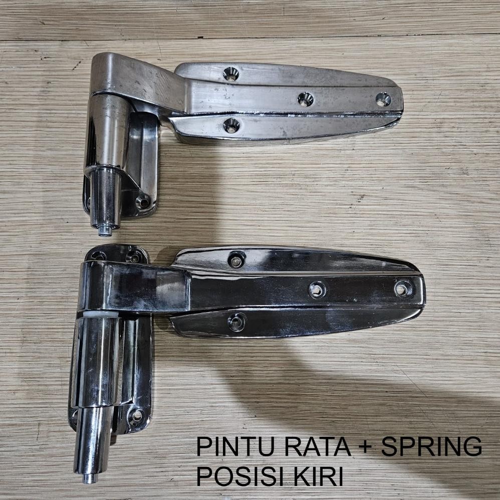 HINGES PINTU LT 1238 WITH SPRING ( APPLICABLE TO FLAT DOOR ) COLD STORAGE -  1 SET / ENGSEL COLD ROO