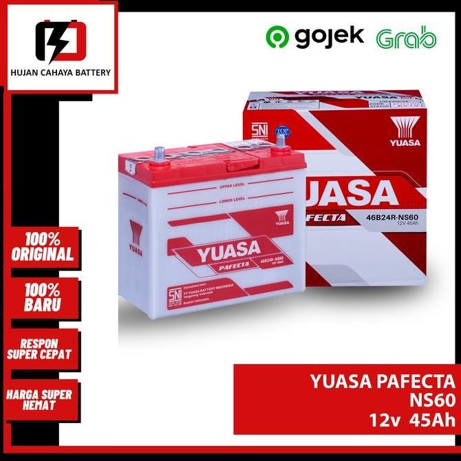 Murah Aki Mobil Yuasa Pafecta Ns60 / Ns-60 / Ns 60 - Aki Toyota Avanza