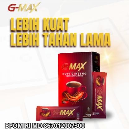 

Ready!! READY Kopi G Max Original Kopi Gingseng Terbaik 1 Box Isi 10 Sachet