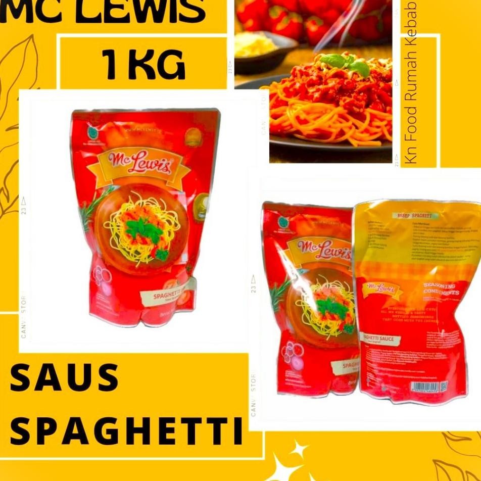 

Mc Lewis Sauce Saus Saos Spaghetti Spageti Spagetti Bolognese 1 Kg Bolognaise Spagetti Mc Lewis 1Kg