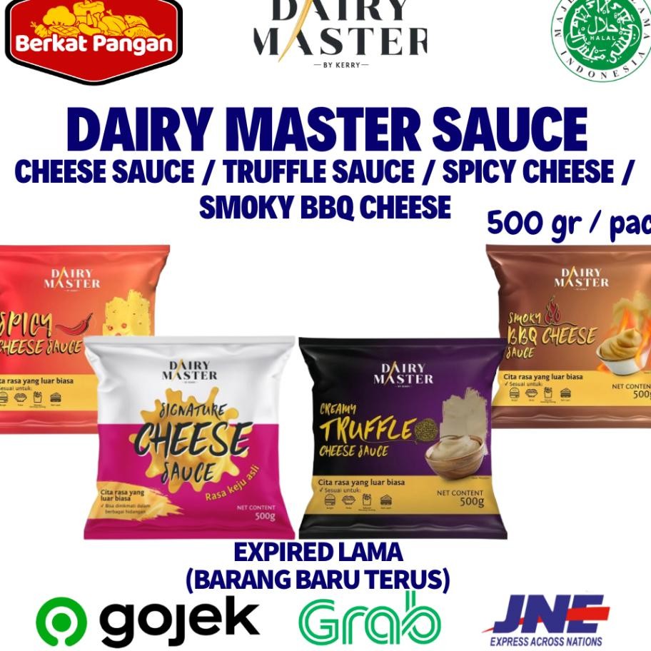 

Dairy Master Signature Saus Keju Cheese Sauce Truffle Cheese Spicy Cheese 500Gr