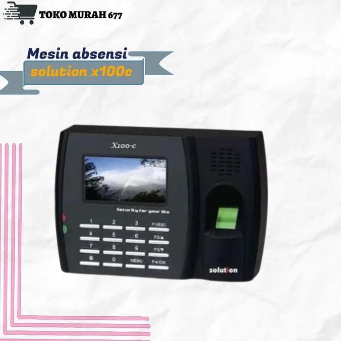 Premium Mesin absen solution X100C
