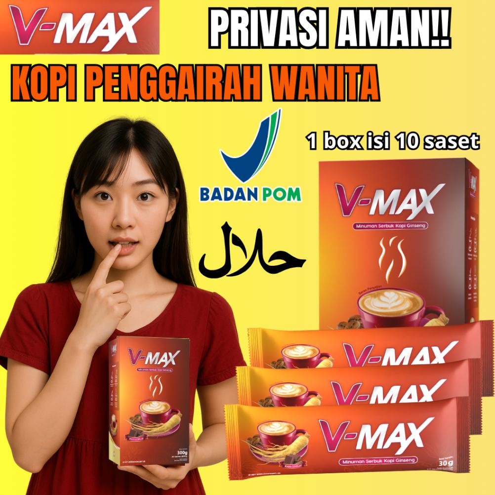 

Ready!! VMAX KOPI PENGGAIRAH WANITA ORIGINAL BPOM PENAMBAH RANGSANGAN KUAT WANITA BPOM