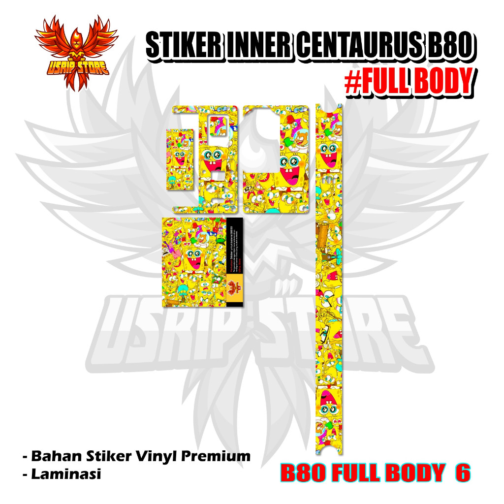 

Stiker 1 B80 6 Garskin Label Custom Fullbody Presisi Bisa COD