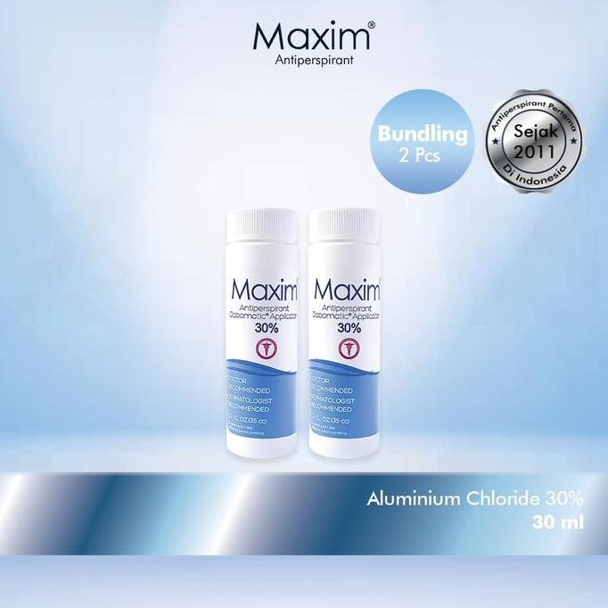 TERMURAH - Maxim Antiperspirant Deodorant Tangan & Kaki 30% 30ml (Bundling 2pcs)