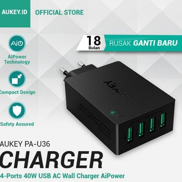 NEW Charger aukey PA-U36