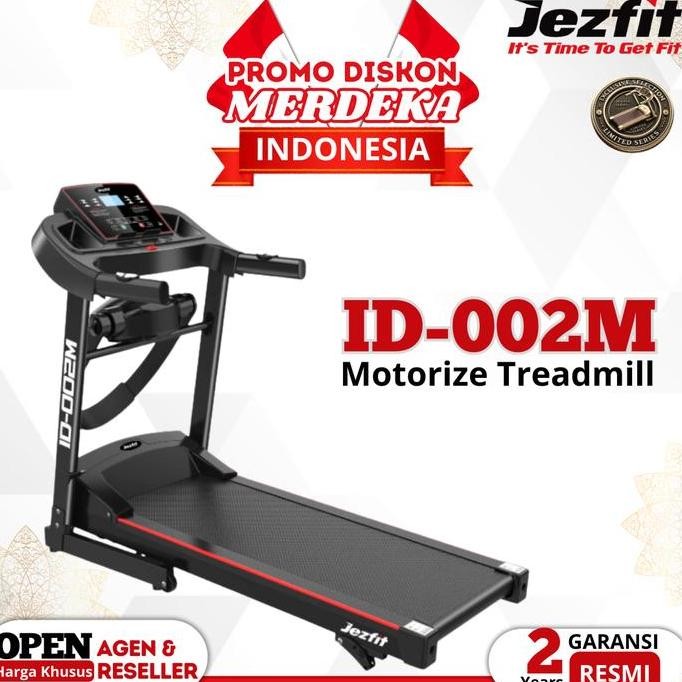 TERLARIS - Jezfit Alat Fitness Treadmill Elektrik ID 002M