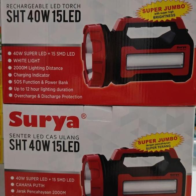 NEW senter surya sht 40w 15 led