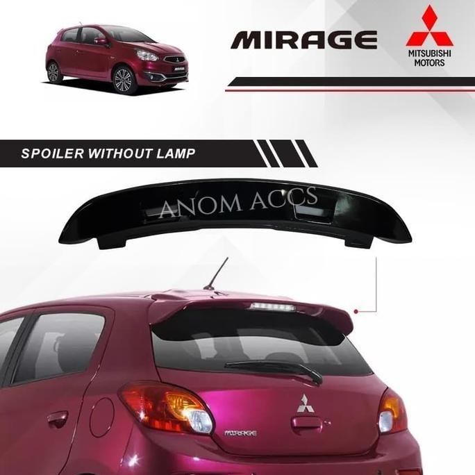 NEW Spoiler Mitsubishi Mirage Without Lamp / Spoiler Mirage tanpa lampu