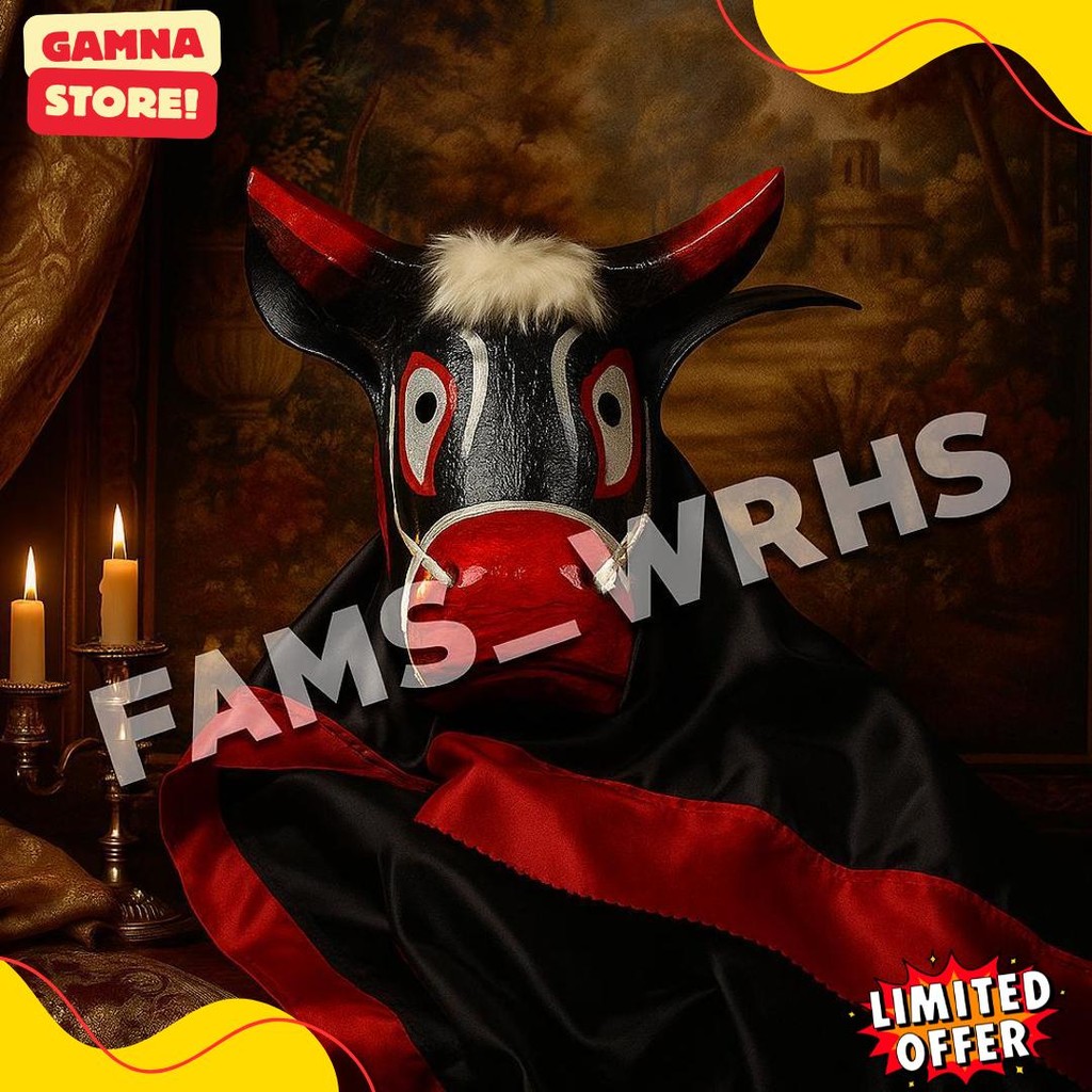 Bantengan Anak Plus Kain Mainan Viral Bantengan Mberot Banteng Suro Mberot