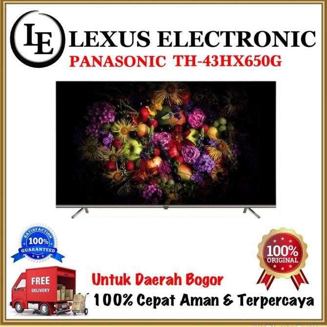 TERMURAH - PANASONIC LED ANDROID TV 43 INCH | TH-43HX650G | 43HX650G | UHD 4K