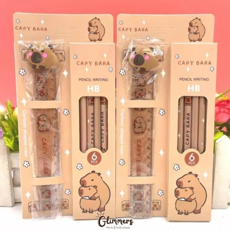 

Termurah 1 set Pencil Gift Capibara /1 set Pensil Sekolah MUT-56