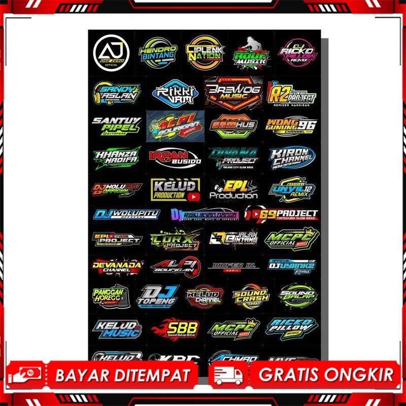 

HARGA TERMURAH Stiker Remixer DJ - Pack Isi 45 Sticker - 69 PROJECT AJY ONE ZERO MCPC Viral Kekinian Terbaru 2025 XR-46