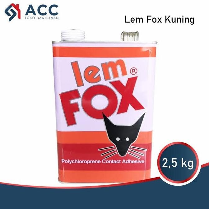 

Lem Fox Kuning / Kem Vinyl / Lem Karpet 2,5 Kg Allshop