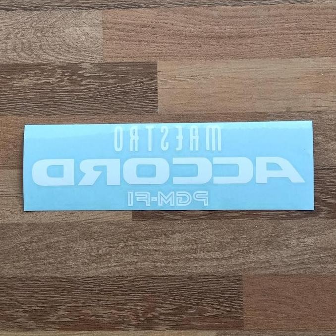 Sticker Stiker Honda Accord Maestro Untuk Ditempel Dikaca Belakang