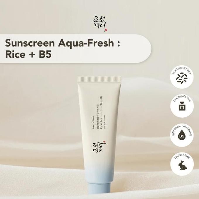 NEW Beauty of Joseon Sunscreen Aqua-Fresh : Rice + B5