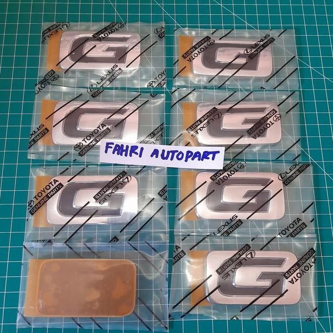 Emblem Merek Tipe G G Innova Lama Reborn 2004-2020 Original