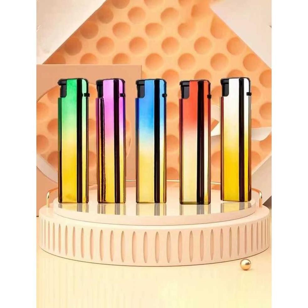 Bisa Cod Sni Korek Api Gas Bara Pelangi Body Bahan Besi ||