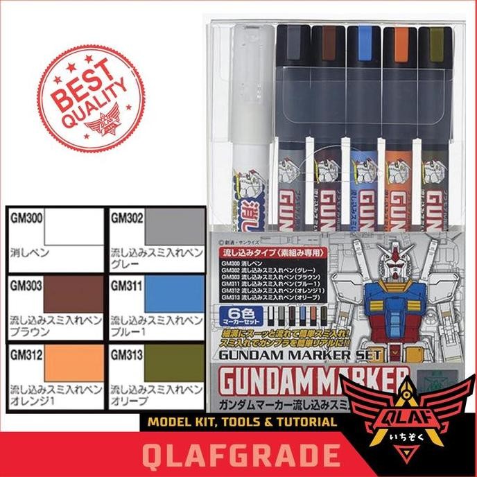 

NEW GUNDAM MARKER - POURING INKING PEN SET