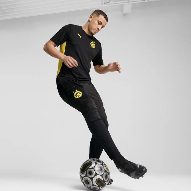 TERBARU - PUMA Jersey Latihan Pria Borussia Dortmund Black-Faster Yellow