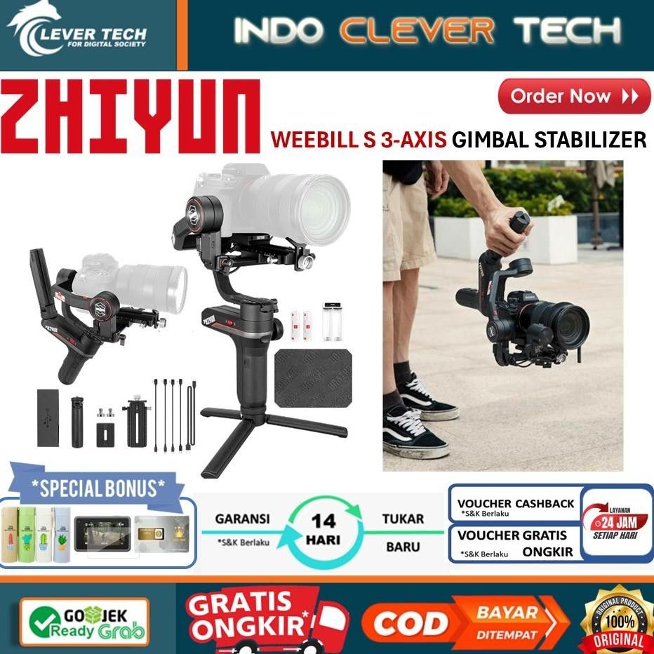 Zhiyun Weebill S 3-Axis Gimbal Stabilizer Kamera DSLR Mirrorless