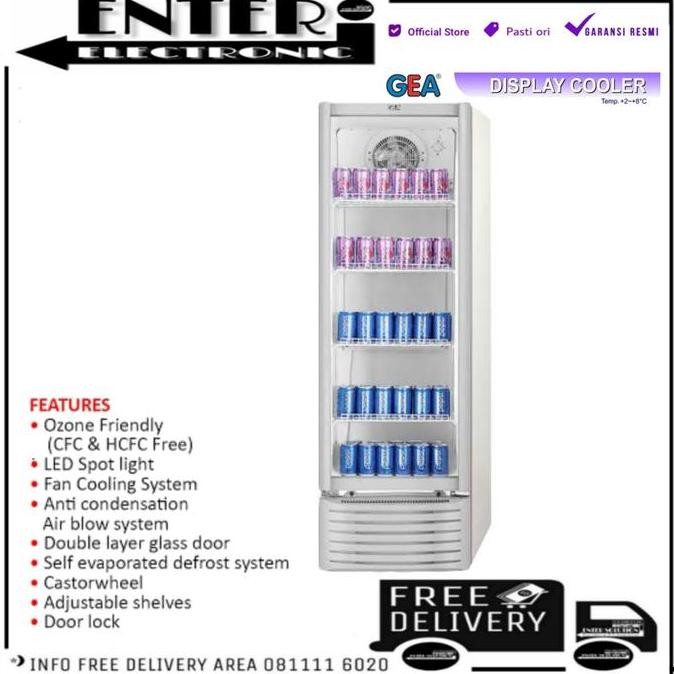 GEA EXPO 37FC - SHOWCASE GEA DISPLAY COOLER LEMARI PENDINGIN EXPO37FC