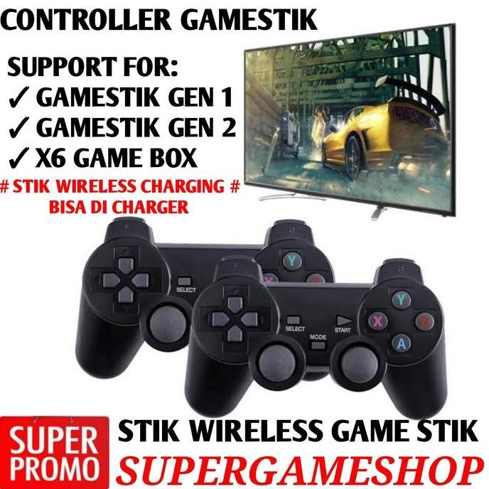 TERBARU - Wireless Controller Game Stik Gamepad Controller X6 Game Box Stik Joystick