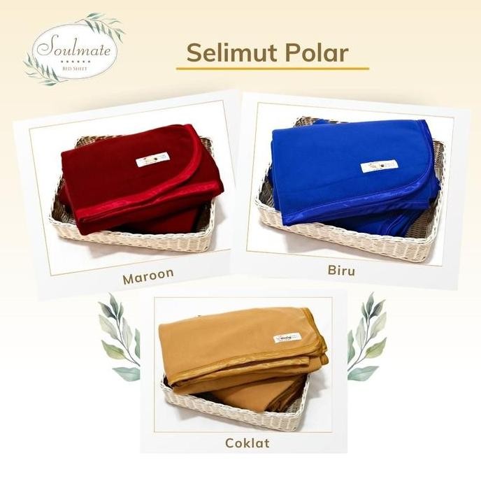 TERLARIS - Selimut hotel / Selimut Polar / Selimut Hotel Soulmate Bedsheet