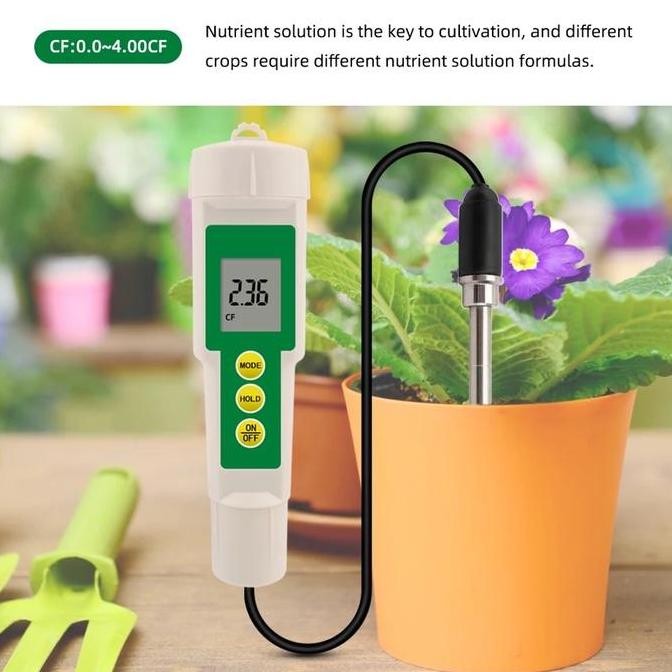 Ec-3185 Waterproof Ec/Tds/Cf Meter Untuk Tanah (Gatuso)