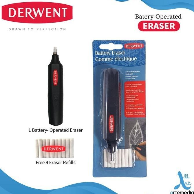 

Derwent Eraser Battery Operated Eraser and Refill Blister