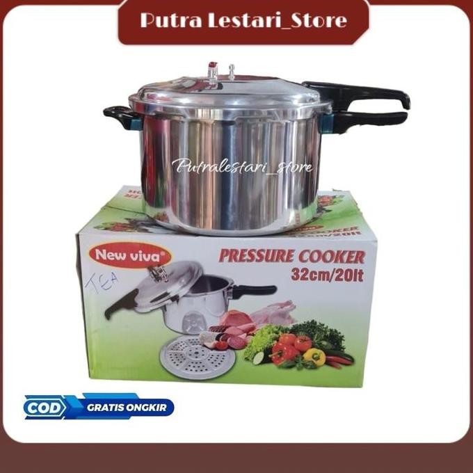 Panci Presto New Viva 32 Cm / Presto 20 Liter Stainless Steel