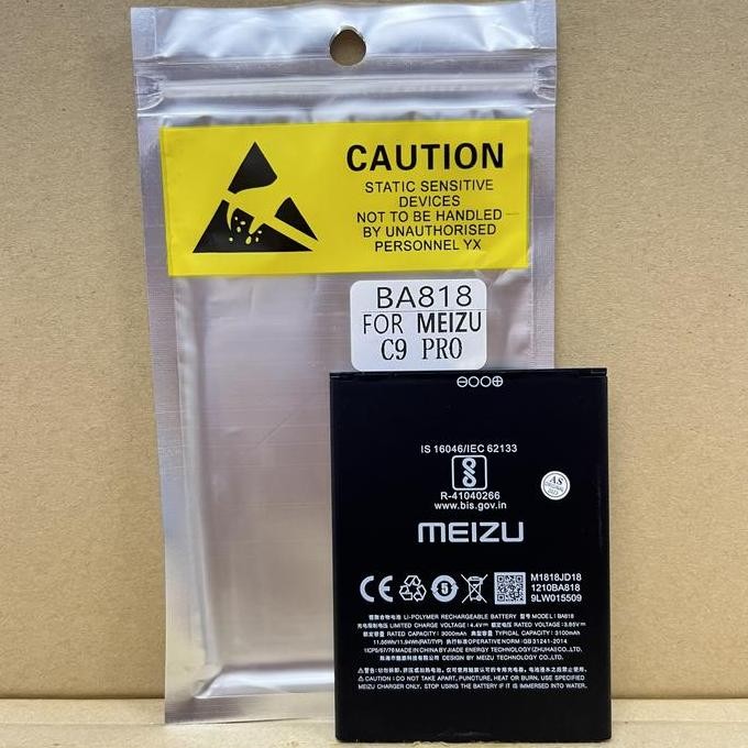 TERBARU - Baterai Meizu C9/C9 Pro /9c biasa BA818 Original