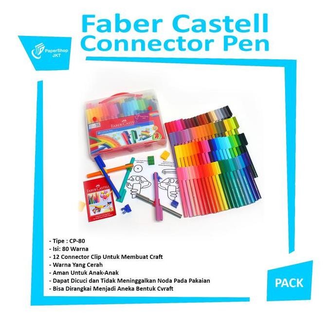 

TERBARU - FABER CASTELLL Connector Pen 80