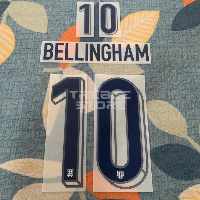 Nameset Original England Inggris Home 2024 Euro Bellingham