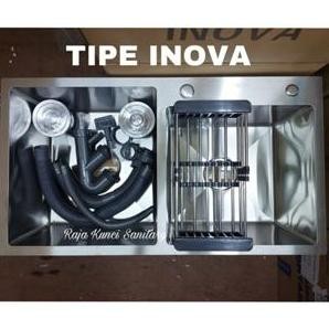 TERMURAH - Kitchen Sink 8245/Bak Cuci Piring Stainless/2 Lubang