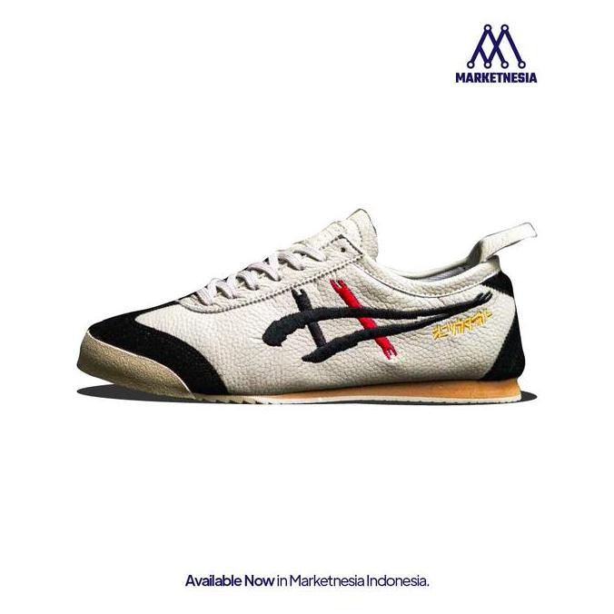 Onitsuka Tiger Mexico 66 Kabuki Cream Black Red 100% Original Bnib