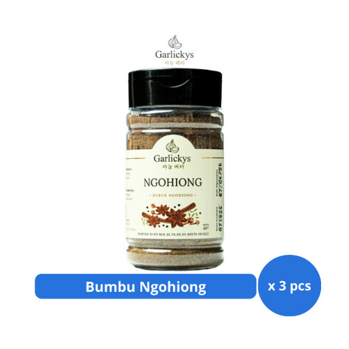 

GARLICKYS Bubuk Ngohiong Premium Quality 40gr x 3 pcs