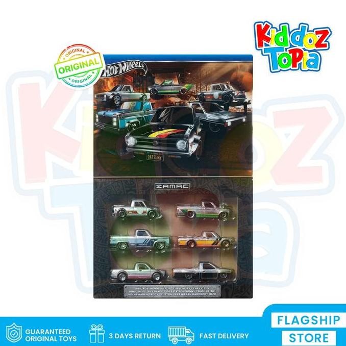 Hot Wheels HOTWHEELS ZAMAC Truck 6 Pack Box Set HRX57 GLC