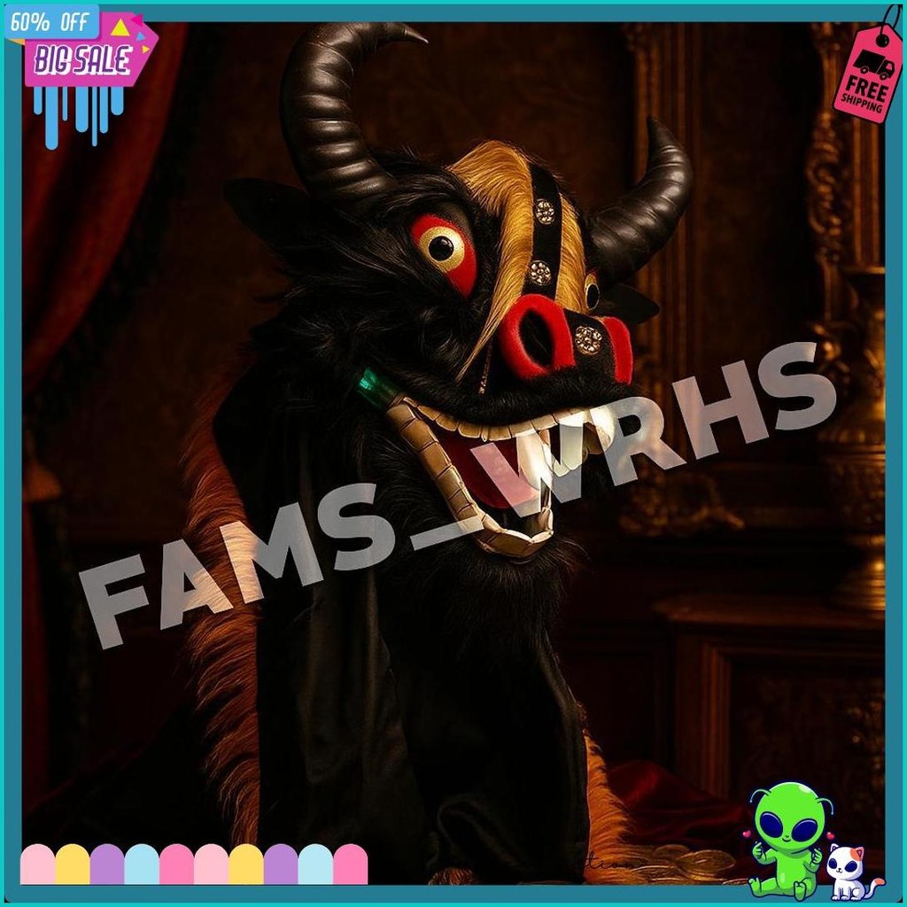 Bantengan Anak Bantengan Mangap Spons Topeng Bantengan Kerbau