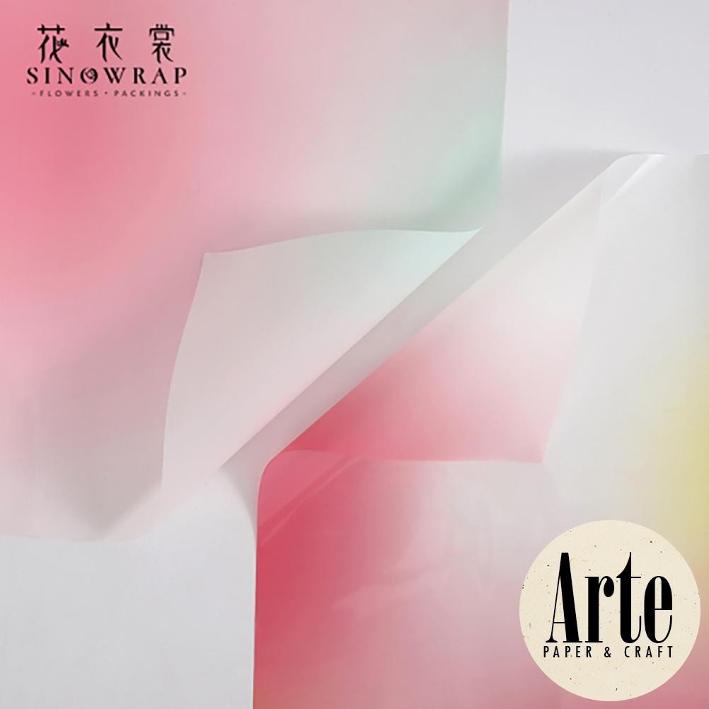 

Heatshrin 20 Lembar Cellophane Candy Gradient Glossy Sinowrap Ori Kertas Buket Bunga Korean Waterproof Flower Wrapping Paper Calor Kado Arte Grosir Florist Supply Jakarta Bekasi P.Tgll H-4