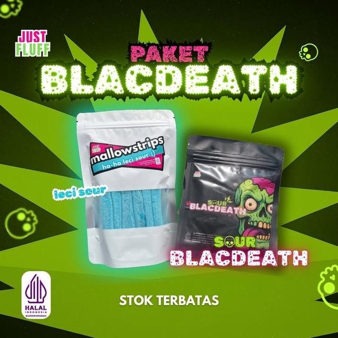 

[BUY 1 GET 1] 1 PACK MARSHMALLOW STRIP + SOUR BLACK DEATH JUSTFLUFF [HALAL] [PROMO]