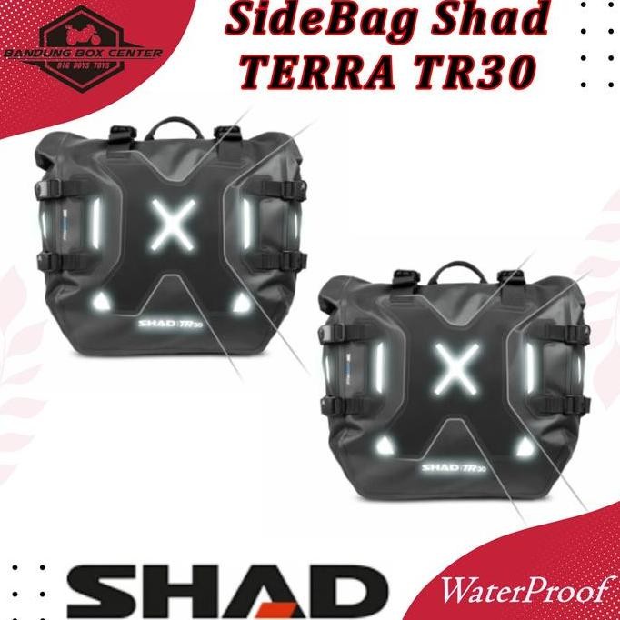 Sidebag Shad Terra Tr30 Waterproof Side Bag Shad Tas Samping Shad Terra Tr 30 Side Bag Shad Terra Tr