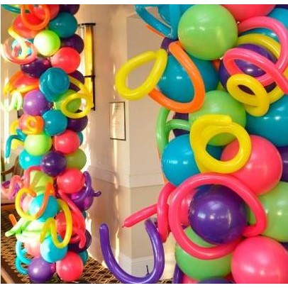 {{{{{{] Balon Panjang isi 100 Balon Pentil Doff / Balon Twist