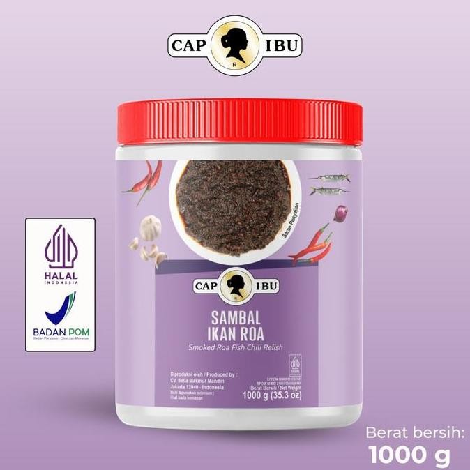 

CAP IBU Sambal Ikan Roa POT 1000gr HC