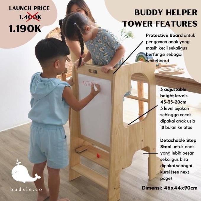 

Promo Buddy Helper/Learning Tower Montessori Style (3 Level dg Whiteboard) COD