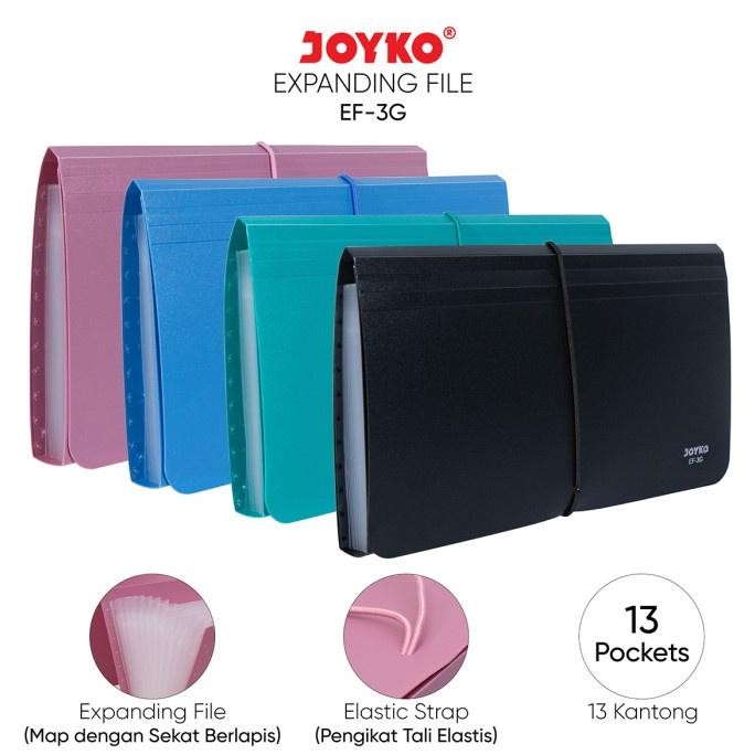 

Berkualitas Expanding File Map Harmonika Joyko Ef-3G Giro 13 Pocket Prermium