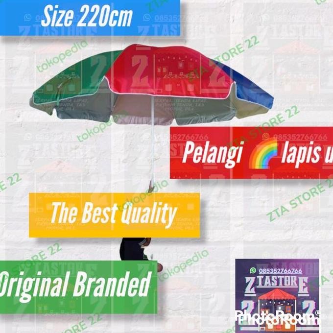 payung pantai 220cm tiang besar payung tenda payung cafe payung bazar